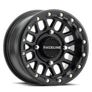 Ruedas Raceline A92B PODIUM 15X6 4X137 ET40 110,18 CB BS negro satinado - Imagen 1 de 4
