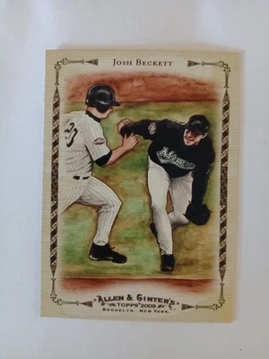 Josh Beckett 2009 Topps Allen And Ginter Baseball Highlights #AGHS6 - Image 1 of 2