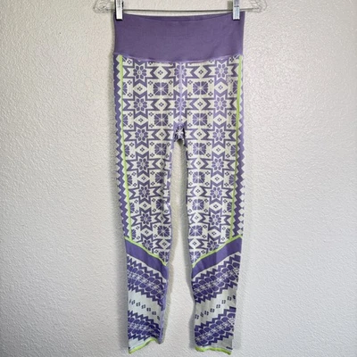 Leggings Free People Capa Base Mujer Medianos Grandes Myoko Stardust Fair Isle NUEVO Foto 1 de 4