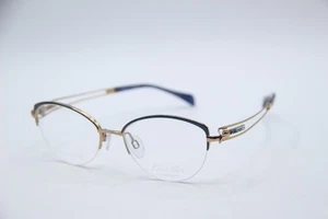 NEW LINE ART CHARMANT XL 2172 NV NAVY BLUE GOLD AUTHENTIC FRAME EYEGLASSES 50-17 - Picture 1 of 4