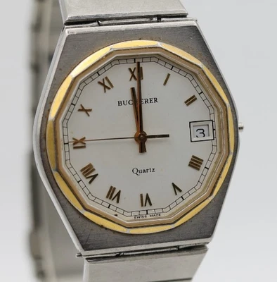 RELOJ PULSERA BUCHERER CUARZO SUIZO 34mm CAJA ETA 955.114, REF. 955 506, FUNCIONA (IK) Foto 1 de 4