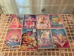 Barbie Lot of 8 - DVD Movies Collection Different Titles Great Mint Condition - Picture 1 of 5