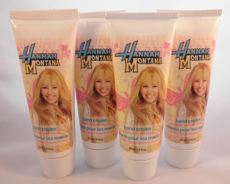 Creme para as mãos AVON HANNAH MONTANA - Tamanho da bolsa - Lote de 4 - Imagem 1 de 1