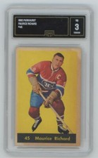 1960 Parkhurst Hockey Card #45 Maurice Richard Montreal Canadiens GMA VG3