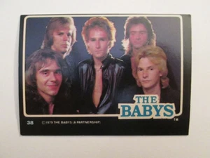 1979 Dunruss Bubble Gum Rock & Roll Trading Card #38 The Babys British Full Band - Foto 1 di 1