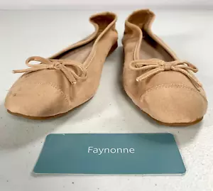 Faynonne Women Ballet Flats Slip On Walking Shoes Khaki/Tan Size 6.5 - Picture 1 of 4
