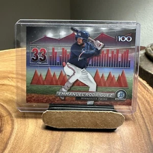 2024 Bowman - Bowman Scouts Top 100 #BTP-33 Emmanuel Rodriguez (RC) - Picture 1 of 2