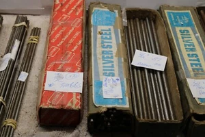 x1 off 21/64" silver steel round bar 13" lengths Stubs Balfour unused old stock - Picture 1 of 4