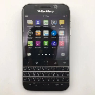 BlackBerry Classic Q20(-1 -2 -3 -4) Original Unlocked Cellphone 16GB 8MP Phones - Immagine 1 di 4