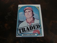 1972 Topps Baseball - #751 Steve Carlton - Philadelphia Phillies - High # - EX