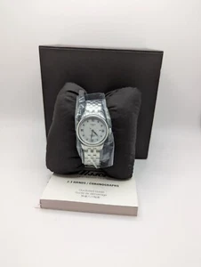 Reloj Pulsera Tissot Mujer Blanco Plateado Automático Informal Esfera 12 Horas - Imagen 1 de 12