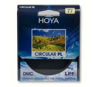 Filtro PL circular digital genuino HOYA 77 mm Pro1 77 mm CPL C-PL hecho en Japón - Imagen 1 de 3