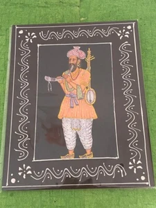 Handmade Baul Singer Rajasthani Painting | Fine Art Print | Traditional Indian - Picture 1 of 19