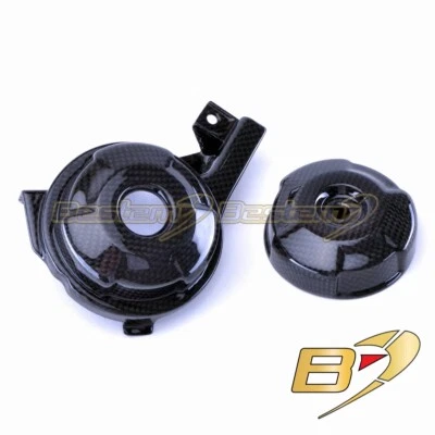 Fundas de bloqueo de asiento de fibra de carbono Honda Grom (par), 100 % Foto 1 de 4