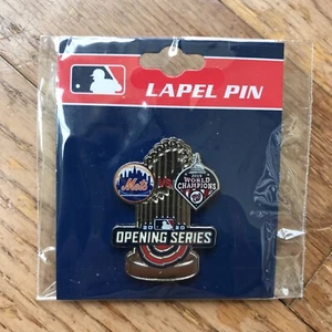 RARE Nationals Mets PHANTOM PIN 2020 COVID Canceled Opening Series Day Lapel Pin - Picture 1 of 3