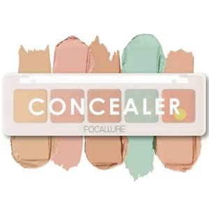 Paleta Correctora Correctora de Color FOCALLURE 5 Tonos | Crema Contorno e Iluminador - Imagen 1 de 8