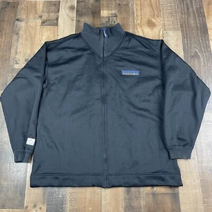 Tommy Hilfiger Athletic Gear Vintage Jacket Size XL Black Full Zip Long Sleeve - Picture 1 of 8