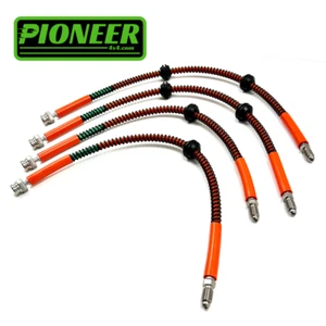 Braided Brake Lines For Land Rover Freelander 2 2006-2014 - Picture 1 of 1