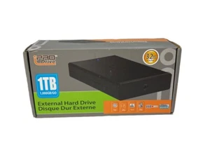 ProDrive 1TB 7200rpm 16MB Buffer USB 2.0 Black External Hard Drive NEW Sealed - Afbeelding 1 van 7