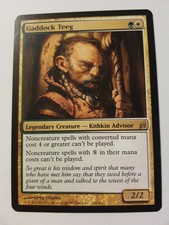 Mtg. gaddock teeg-lorwyn-magic the gathering. new, never used.