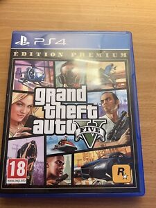 Jeu GTA V Grand Theft Auto 5 PS4 Playstation 4 PAL en bon état avec boitier