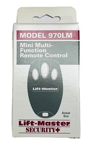 OEM LiftMaster 970LM Security + 3-Button Garage Opener Remote HBW1252 102632 - Picture 1 of 2