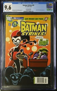 Batman Strikes 35 DC Comics CGC 9.6 Newsstand Edition 2007 Harley Quinn Joker - Picture 1 of 2