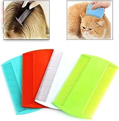 6PCS Durable Double Sided Nit Comb Lice Dectection Comb Head Treatment (assorted - Image 1 of 2