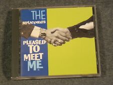 The Replacements-Pleased To Meet Me CD, Great Alternative Rock! Free Shipping!