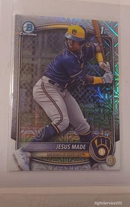 Mega caja Mojo Brewers Bowman 2025 de béisbol cromo hecho por primer Jesús #BCP-50 - Imagen 1 de 2