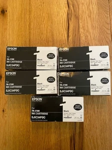 5x Epson SJIC34P Black Ink Cartridge for TM-J7200 Brand New BB 2026 - Afbeelding 1 van 7