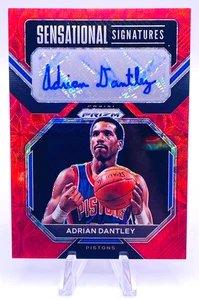 Adrian Dantley 2022-23 Panini Prizm Sensational Signatures Red Scope Auto #SS-AD - Picture 1 of 2