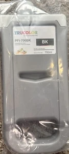 Canon PFI-706BK Tintentank mattschwarz für iPF 8300 8400 9400 & S Serie Trucolor - Bild 1 von 2