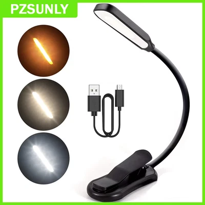 PZSUNLY Gritin 16 LED Reading Light, Book Light 3 Eye-Protecting Modes Book Lamp