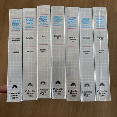 Star Trek Original Series Collectors Edition VHS Lot Of 7 (6 New In Packaging) - Image 1 of 4