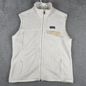 Vintage Patagonia Weste Damen XL weiß Polartec Thermal Pro Fleece Full Zip - Bild 1 von 7