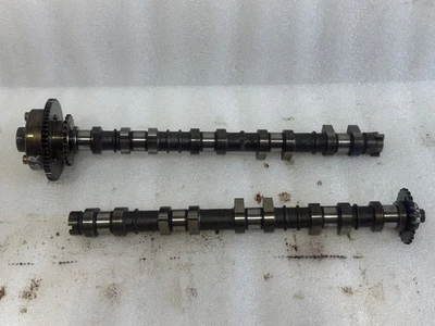 2003 2004 2005 2006 JAGUAR XK8 LEFT ENGINE CYLINDER HEAD CAMSHAFTS PAIR - Image 1 of 4