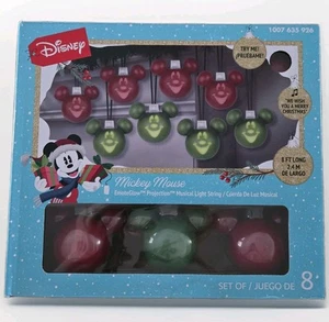 Mickey Mouse 8 Weihnachts Lichterketten Musical EmoteGlow Projektion Disney - Bild 1 von 6