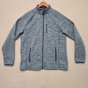 Swiss Tech Men's Blue Fleece Lined Full Zip Jacket Size Medium - Picture 1 of 7