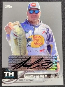 THOMAS HEINEN 2016 TOPPS AUTOGRAPH / BASSMASTER / BASS FISHERMAN / ANGLER - Picture 1 of 2