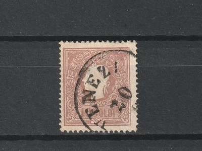Lombardo Veneto 1859 Effigie 10s. bruno II tipo usato - Immagine 1 di 2