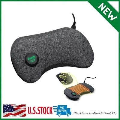 Reposamuñecas USB con calefacción para ratón, diseño de doble cara con cálido tamaño único, negro Foto 1 de 4