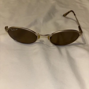 Ray Ban Broken RB3002 W3005 Sunglasses Gold W/ Brown Lens For Repair - Picture 1 of 19