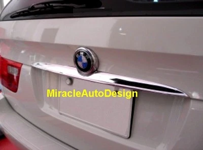 Una moldura de tapa de maletero de acero inoxidable cromado para BMW E53 X5 2000-2006 Foto 1 de 4