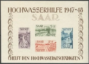 Hoja de recuerdo SAAR #B64a, og, NH, en muy buen estado, Scott $650,00 - Imagen 1 de 1