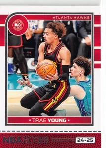 2024-25 Panini NBA Hoops Trae Young Base Atlanta Hawks #85 - Imagen 1 de 2