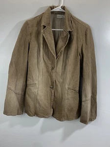 Jeanology Denim Jacket Beige Size 10 #794 - Picture 1 of 7