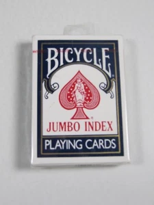 Tarjetas de juego de índice jumbo para bicicleta - 1 mazo índice 88 - sellado - nuevo - Imagen 1 de 3