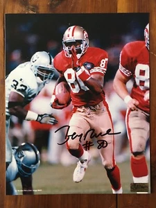 Jerry Rice Autograpgh Photo 8x10 - Picture 1 of 1