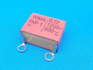 WIMA FKP1 Folienkondensator 0,22µF 1250- 600~ U 5%  Inkl. MwSt. - Bild 1 von 4